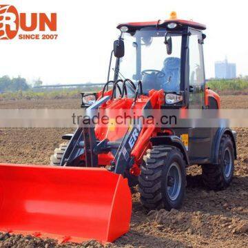 Everun Brand New Design 1 Ton Mini Front End Wheel Loader With Adjustable Pallet Forks photo-2