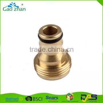 Forged 3/4"Brass Male Threaded Garden Hose Quick Connector Union Brass Fitting For Pipe photo-2