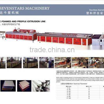 WPC deck making machine/WPC deck extrusion line/wpc deck production machine