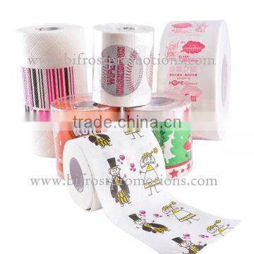 Smooth Patterned Printed Toilet Paper Roll