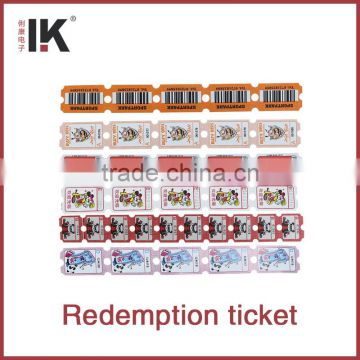 LK001 Redemption tickets