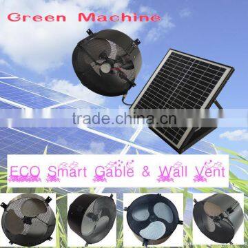 Vent Goods 20w 24v Brushless Motor Attic Venting Fans Roof Mounted Industrial Exhaust Fan Flexible Solar Penel photo-1