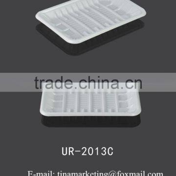 PP/PS/BOPS High Quality Disposable Supermarket Food Packaging Tray for Fresh Meat, Fruit, Vegetable Manufactory Price photo-6