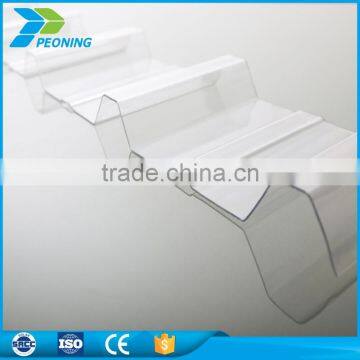 Best price Bayer material corrugated polycabonate sheet