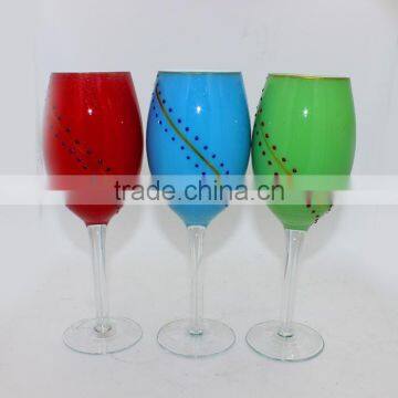 Decoration wing galss weeding glass goblet crystal wine glass mug