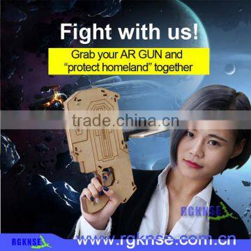 2017 rgknse/locse Hot Arrival! DIY TOY GUN, Reality 3d Game AR Gun, AR GUN to play mobile game