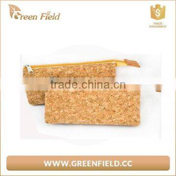 Eco Cork Pencil Bag Women Clutch Cork Pencil Case photo-2
