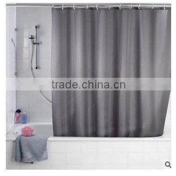 Solid Color Polyester Shower Curtain photo-3