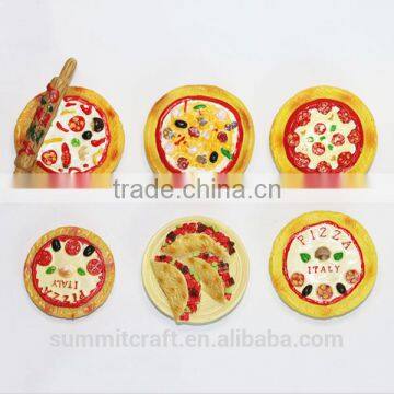 Italy souvenir fridge magnet resin delicate pizza fridge magnet