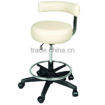 Potable movable Ottoman stool hydraulic chair with wheels used salon furniture F-1015