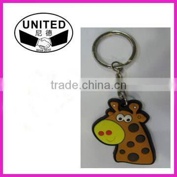 NEW ARRIVAL PROMOTIONAL 3D PVC RUBBER KEY CHAINS