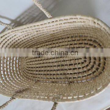 Portable Straw Baby Carrier Basket photo-2