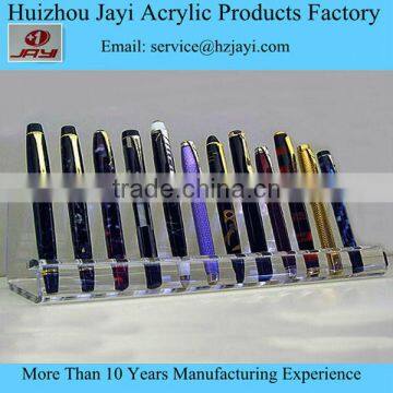 Factory wholesale custom OEM clear acrylic lucite plastic cheap pen case for sale