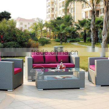 high quality outdoor rattan furniture/ garden furniture wicker sofa