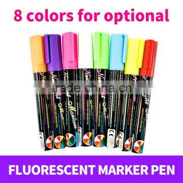 Multi-color Fluorescent Highlighter Durable Marker Pen / Double-end Fluorescent Magic Marker Pen photo-2