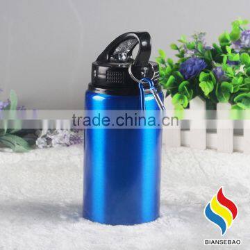 Custom Made Big Mouth Mouth Aluminum Water Bottle W/Carabiner photo-3