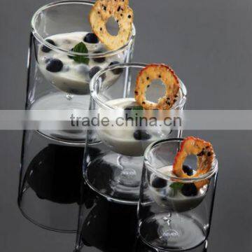 Glassware Double wall glass cups