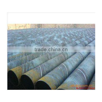 Double submerged arc spiral welded large diameter steel pipe