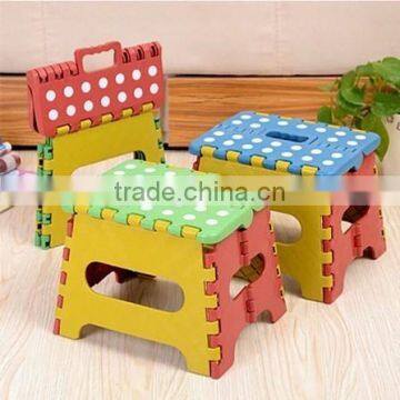 Cute and popular mini portable plastic folding step stool