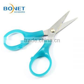 S71030TB 4-3/4" Stainless Steel School and Student Transparent Blue Scissor photo-3