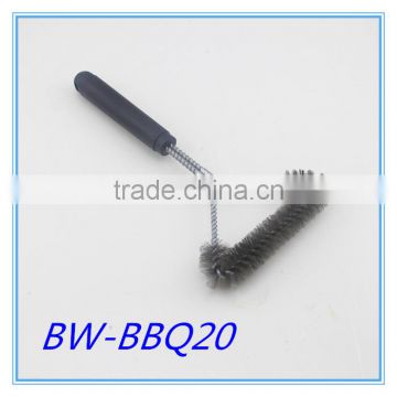 Black Handle Heavy duty Barbecue Grill Brush With Wire Bristle