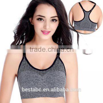 Hot Sale Custom Made Yoga Plain Sport Bra photo-5