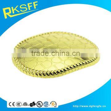 High Quality Gold Metal Big Fashion Belt Buckle Manufacturer photo-3