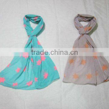 polyester by Cotton Printed Stoles