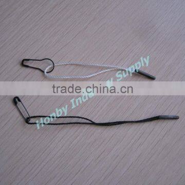 Fashionable Garment Seal Hang Tag Black Safety Pin String