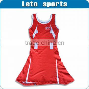 2015 new design custom sublimated netball uniforms sportswear, netball uniform