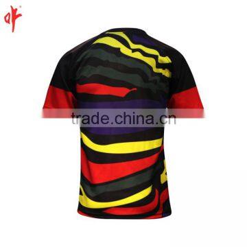 280g Spandex Fabric Camouflage Design Sublimation Custom Rugby Jersey in Rugby Football Wear photo-3
