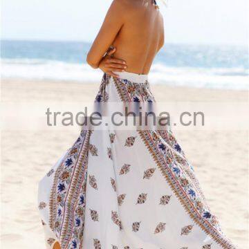 Latest Printing Design New in Summer Sunshine Maxi Dress Women Sexy photo-4