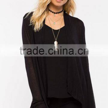 new arrival lightweight female trendy beautiful black cardigan