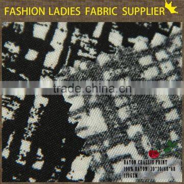 Cicheng Brand Design Colorful 100% Rayon Chaliis Print Fabric photo-3