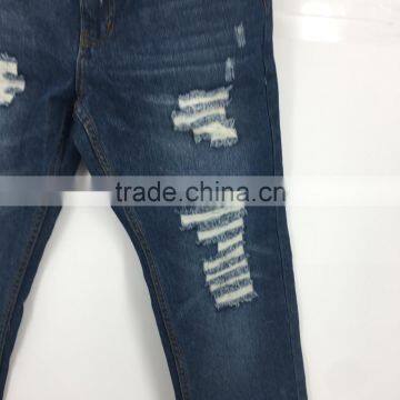 Men New Fashion Stock Ripped Straight Fancy Jeans photo-3