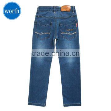 New Pictures of Jeans Pants With Custom Label/Hang Tag/Jeans Button/Embroidery/Print