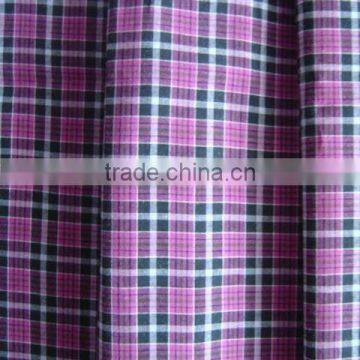 yarn dyed poplin/check shirting fabric/cotton poplin