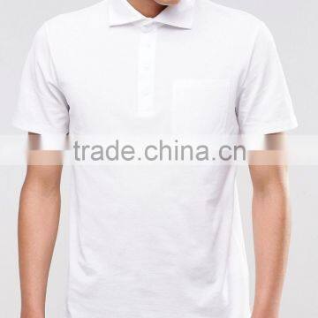 MGOO New Arrival Mens 2016 Apparel Polo Shirt Short Sleeves Plain Blank Pique Cotton Shirts photo-4