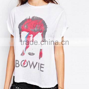 Custom O-Neck Women T Shirt Printing T Shirt For Women Various Color Choice photo-3