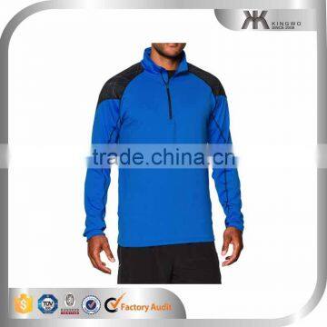 Custom Stand Collar Mens Lycra Sport t Shirt,swim Shirt Quick Dry photo-2