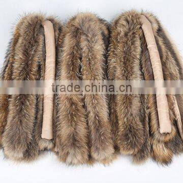 BBG-H-4 OEM/Custom Made Fur Hood/ Collar Raccoon Real Fur Trim photo-6
