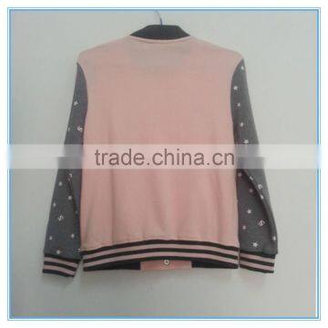 Wholesale Children Girls Baseball Jackets Girls Long Sleeve Clothes Sports Jackets photo-2