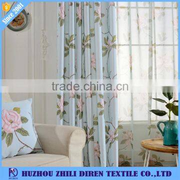 Fashion Style Floral Designs Curtains Fabrics For Living Room photo-4