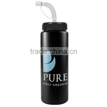 USA Made 32 oz Sports Bottle With Straw Lid - BPA/BPS-free, FDA Compliant and Comes With Your Logo photo-2
