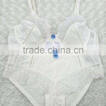 OEM Hot Sale Sexy Embroidery Lace Underwear Women Bra Panty Set photo-4
