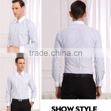 2015 Latest Design Men's Business Shirt Of Short Sleeve (DSHM027) photo-2