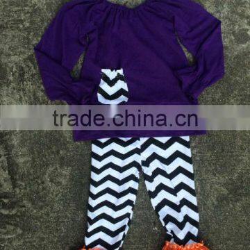 Toddler Kids Children Baby Girls Thanksgiving Outfits Girls Turkey Pants Sets Girls Fall Boutique Outfits Girls Wholesale Sets photo-3