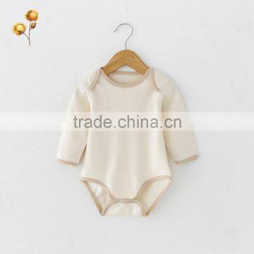 High quality solid color soft organic baby onesie