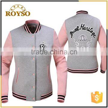 Custom Youth Size Ladies Women College Wholesale Team Fashion Winter High School Uniforms Baseball Varsity Football Jacket Model