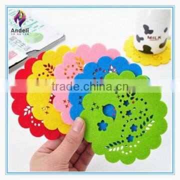 Fashionable Handmade Felt Coaster Cup Mat Holder photo-3